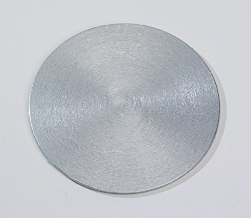 Piattino, Diametro Esterno 10 cm, Alluminio, Bianco, Tondo