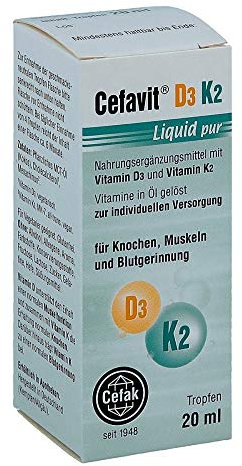 CEFAVIT D3 K2 Liquid pur Tropfen zum Einnehmen