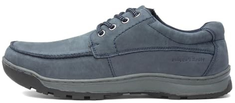 Hush Puppies HPM2000-108-2 Hombre Zapatos de Cordones Derby, Azul (Navy Nubuck Navy), 40 EU
