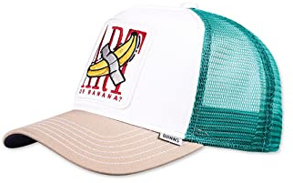 Djinns Trucker Cap HFT Food Banana Art White Weiß, Size:OneSize