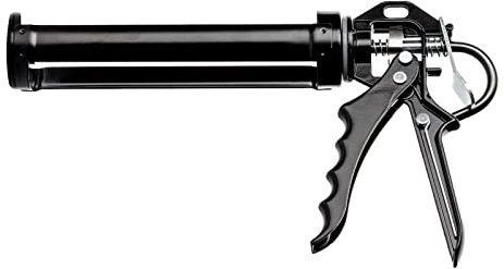 Kartuschenpresse PRO18 für alle gängigen 150-310ml Kartuschen PROFI Kartuschenpistole mit 18:1 Übersetzung für Dicht- und Klebstoffkartuschen (Silikon, Acryl, Kleber, Mörtel) Silikonpistole HAUSA