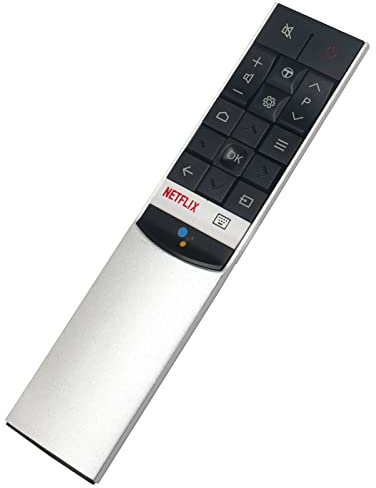 CRC602S JUR2 Télécommande de Remplacement fit for TCL Anroid TV 65P715 55P715 50P715 75P815 65P815 55P815 75X915 65C715 55C715 50C715 65C715K 55C715K 50C715K 65C715KX1 65X10 65EC780 55EC780 65DC760