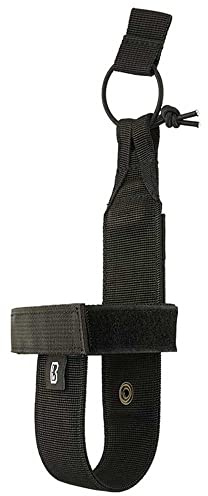 Brandit Unisex Molle Bottle Holder Flex Medium väska, svart, Einheitsgröße