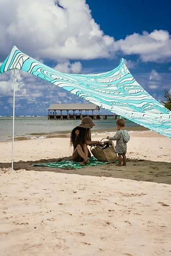 Neso Zelte Grande Beach Zelt, 2,1 m hoch, 2,8 m (9 ft) x 2,8 m (9 ft), Verstärkte Ecken und Kühlfach(Color)