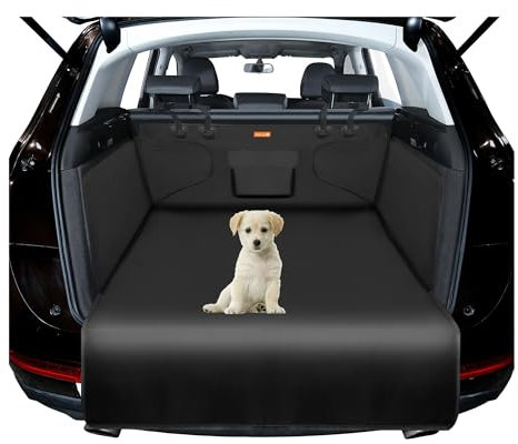 JHGFGFFVV Auto-Hundematte, für Hyundai I30 I-30 Wagon Kombi i30 Wagon Wasserdicht, rutschfest, Kratzfest, Kofferraumdecke Auto, Kombi, Van & SUV,Black