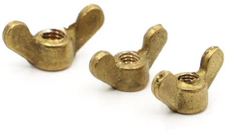 Flügelmuttern aus Messing DIN315 Handfestziehen M3 M4 M5 M6 M8 M10 M12(M12 5pc)