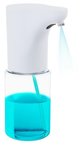 ProMedix Automatischer Seifenspender 300ml mit Infrarot-Sensor | Automatikspender für Flüssigseifen, Desinfektionsmittel, Duschgels und Shampoos | Elektronischer Seifenspender (Weiß)