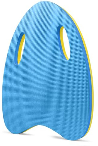 Schwimmbrett für Kinder und Erwachsene – Schwimmbrett aus EVA-Schaumstoff mit sicheren Handlöchern, ideal für Schwimmübungen und Wassertraining