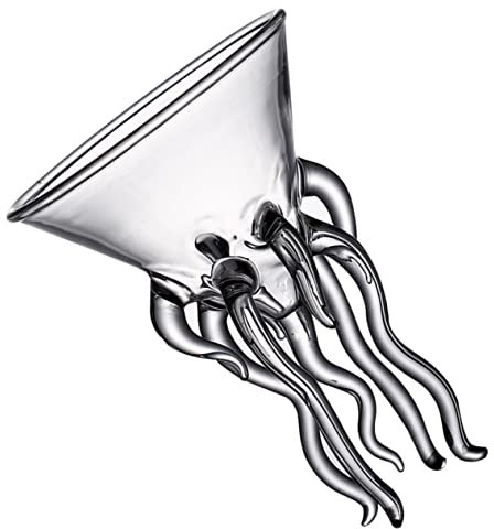 SOIMISS Jellyfish Cup Cocktail Glass Wine Glasses Glasses for Party Drinking Cups Household Goblet Octopus Decor for Christmas Wine Glass