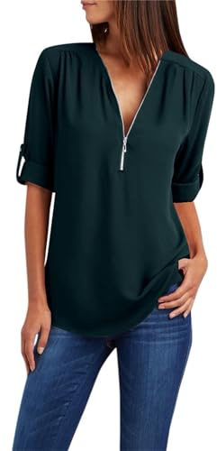 Chemise Femme Chic et élégant Haut Noir Femme Chic Et Elegant Chemisier Fluide Chemises T-Shirts De Randonnée Chemise Blanche A Nouer Coton Lin Hawaï Faux Bas Manche Courte Mariage