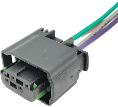 PENGNAQP Conector Coche 1-967640-1 8E0971934 Conectores de Vista Trasera del convertidor de GLP de 4 Pines Enchufe del Cable del Sensor de oxígeno