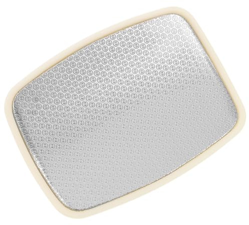 NOLITOY Multifunktionaler aus Gummi und Edelstahl Hornhautentferner für Füße und Hände mit Ergonomischem Design für Anwendung zu Hause und Fußbad