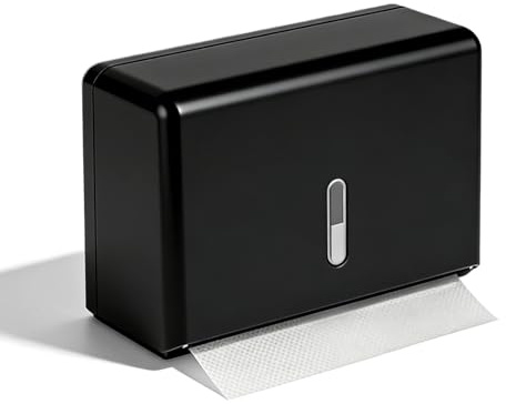 Papierhandtuchspender, Handtuchspender Wandbefestigung, 200 Blatt Paper Towel Dispenser Wall, Papierhandtuchhalter Ohne Bohren, Falthandtuchspender Hält Für Einkaufszentren, Büros, Hotels, Wohnungen