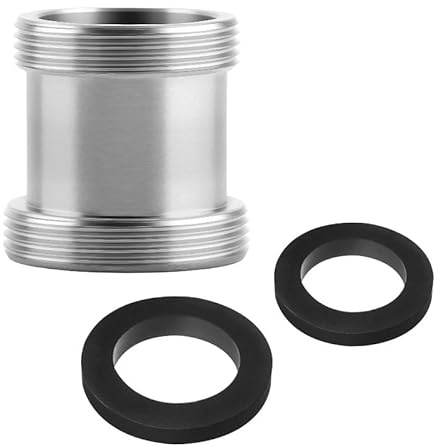 M24 to M22 Male Thread Faucet Aerator Adapter, 23mm Length with Washer, Suitable for Garden Hose, Sink Sprayer, Water Filter Connections