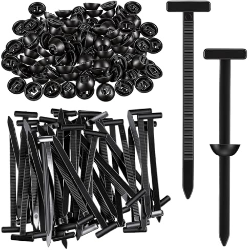 200 unidades de bridas universales de plástico para bridas autoblocantes, de nailon, para fijación rápida, organización del hogar, reparación de coches, color negro
