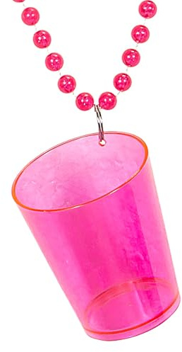 W WIDMANN MILANO Party Fashion - Schnapsglaskette, Schnapsglas, Malle, Party, Kostüm, Accessoire, Karneval, Mottoparty