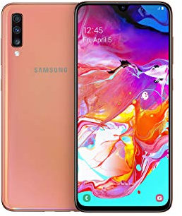 Samsung Galaxy A70 - Smartphone (17.0cm (6,7 Zoll) 128GB interner Speicher, 6GB RAM, Dual Sim, Orange) - Deutsche Version