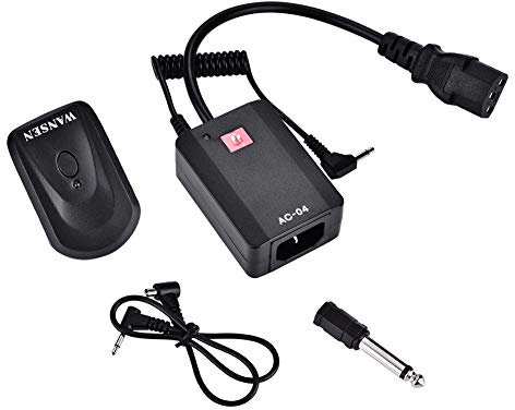 BigKing Flash Trigger FM, 4 Channels Wireless Studio Flash Trigger, Flash Trigger with Remote Shutter, Transmitter and Receiver with Hot Shoe Point for DSLR Camera, AC100-240V, Black