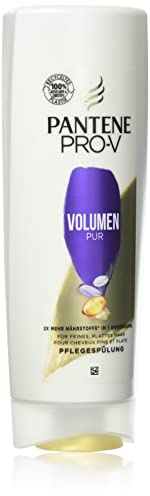 Pantene Pro-V Volumen Pur Pflegespülung, 2x Mehr Nährstoffe in 1 Anwendung, Für feines, plattes Haar, 360 ML