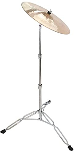 Boom Cymbal Stand Double Braced Adjustable Height 27.5-52.7, Heavy Duty Double Braced Legs, Medium Weight Boom Stand with Gearless Cymbal Tilter (US Spot)