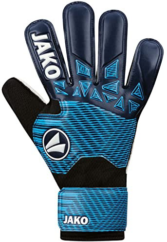 JAKO Unisex Torwart-Handschuh Performance Basic Junior RC, Navy, 5
