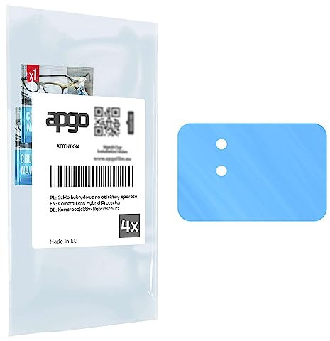 apgo 4 Stück Hybrid Kameraschutz, Kamera-Schutzglas kompatibel mit OnePlus 8T Cyberpunk 2077, Linsenschutz, 9H Härte, Schutz für Kameraobjektiv, Anti-Kratzer, transparent