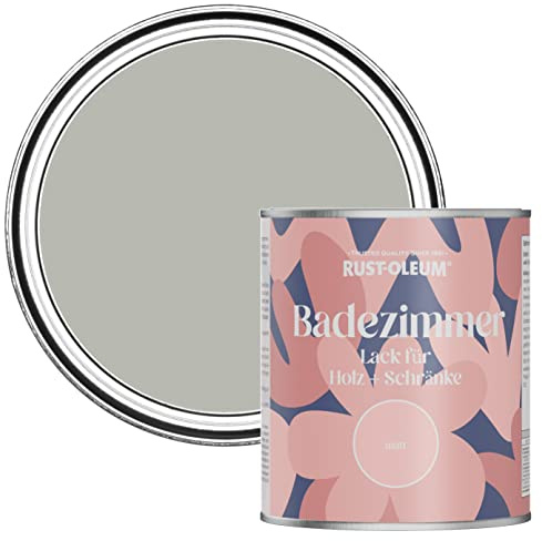 Rust-Oleum Grey Moisture Resistant Bathroom Wood and Cabinet Paint in Matt Finish - GREY TREE 750ML