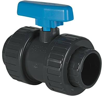 LionFlex PVC Kugelhahn Absperrhahn Klebeanschluss Pool Teich (50 mm)