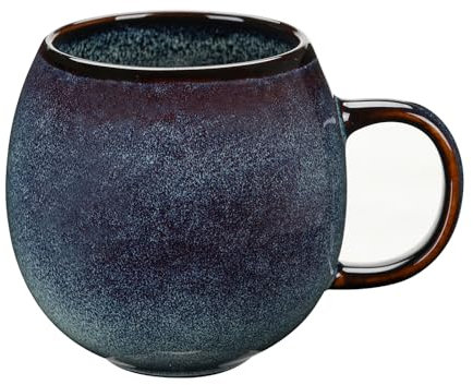 TuYines Tazza da caffè grande, 500 ml, tazza grande, in gres, cappuccino, tazza XXL, tazza da tè con manico, tazza in ceramica, tazza da caffè in porcellana, 0523