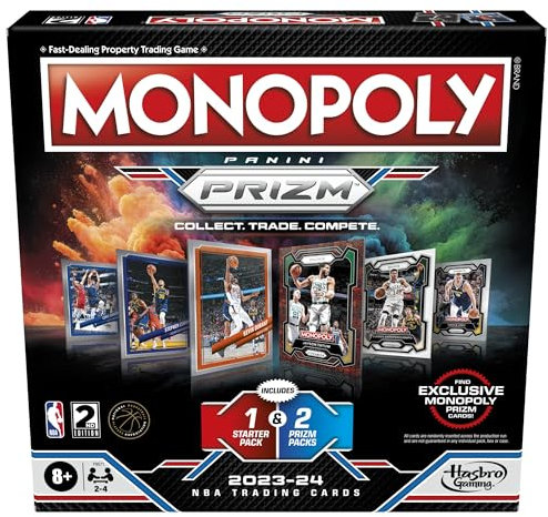 Monopoly NBA Board Game 2.0-6 Players, Ages 8+