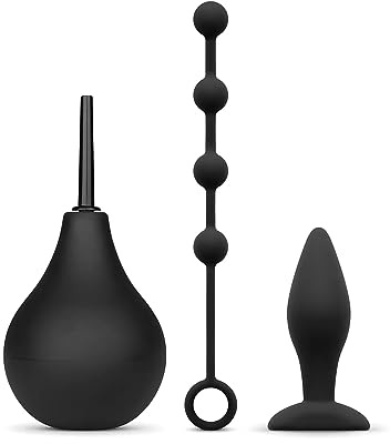 Po Dusche Irrigator zur darmspülung Intimdusche zur Analdusche und Vaginaldusche Anti-Rücklauf und Transparent Wohlbefinden & Entspannung mittels Darmspülung 224ML