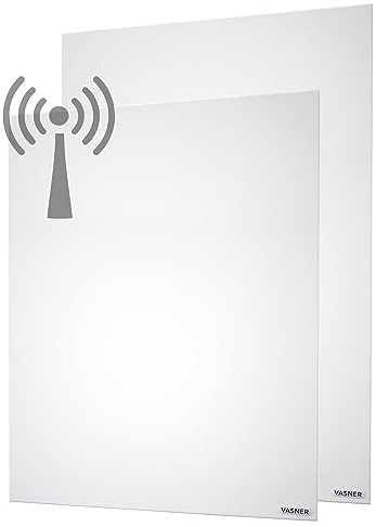 VASNER Konvi VE RX Hybrid Infrarotheizung Funk – Hybridheizung mit Funkthermostat Empfänger/Funksystem, 900-1200 W, Wandheizung vertikal, Elektro Heizkörper Wandmontage, 3 J. Garantie (1200 Watt)