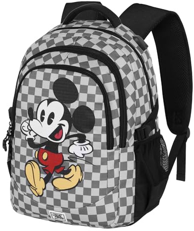 Musse Pigg Move-Plus löparryggsäck, grå, 34 x 46 cm, kapacitet 32 L, Grå, En storlek, PLUS löparryggsäck Move