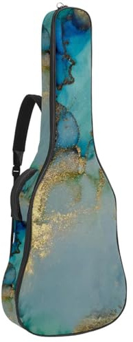 Eslifey Tasche für Akustikgitarre, Halloween, Kürbis, Traumfänger, verstellbarer Schultergurt, Gitarrenkoffer, Gigbag 101,6 cm, 104,7 cm, 106,7, Farbe 4, 42.9x16.9x4.7 in
