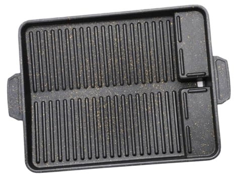 Antihaft-platte Quadratische Aluminium-grillpfanne Für Koreanisches Bbq Outdoor-bbq-zubehör Bratpfanne 1 Stück Schwarz