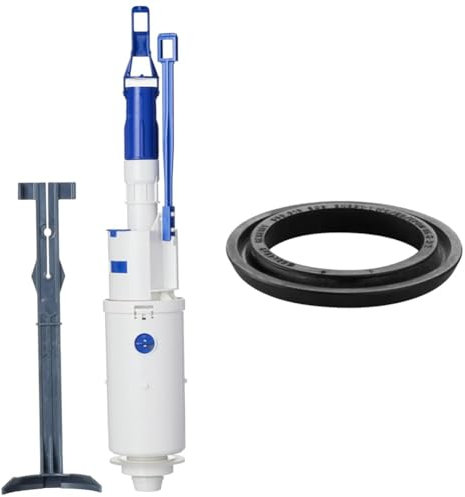 Geberit Spülgarnitur für Betätigung von vorn, Heberglocke Bj 88-97, 1 Stück, 240.501.00.1 & 240.282.00.1 Bassindichtung für UP Spülkasten, Aussen 70mm x Höhe 9mm x Breite 10mm x Innen 45mm