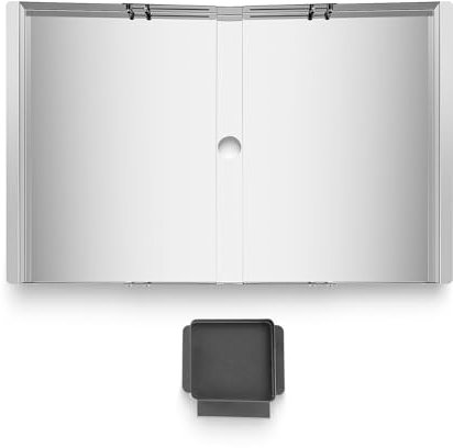 Vnierxful Bac à graisse de rechange pour barbecue Dyna Glo avec bac de récupération, 61 cm à 76 cm pour Charbroil, Kenmore, poêle égouttoir de rechange pour barbecue à gaz 4/5/6 brûleurs