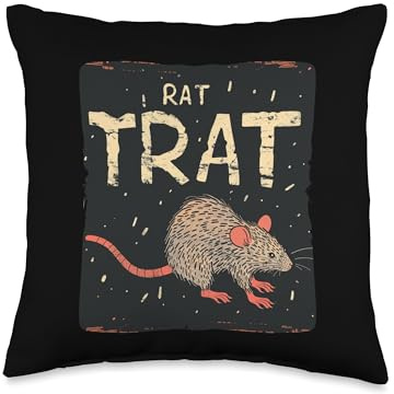 Funny Rat Costume for Traps Lovers Throw Pillow
