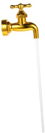 VINTORKY Fontaine à Robinet Flottante Invisible pour Jardin Extérieur, Petite Fontaine à Bec Verseur Invisible Tube Acrylique, Décoration Artistique pour Patio Et Cour