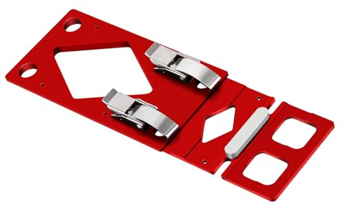 Rieles de guía de inglete resistentes de 90° con diseño antivuelco, precocido, ángulos rectos de 90°, rieles de guía para corte preciso de madera, tope de ángulo de aluminio