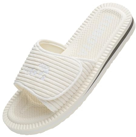 Kubota Scratch Slips, dam, herr, sommarsandaler, pool- och strandskor, tofflor, Ecru, 37 EU