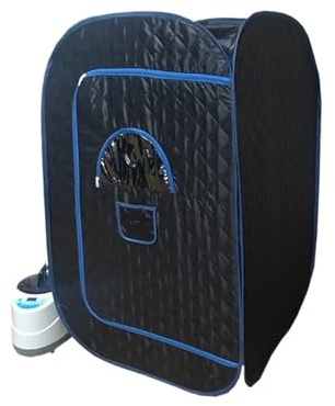 Sauna vapeur, 1000W Maison Corps Complet Vapeur Sauna Salle Minimaliste Portable Tente Ménage Usage Familial Spa Sueur Simple Cabine,pour la maison