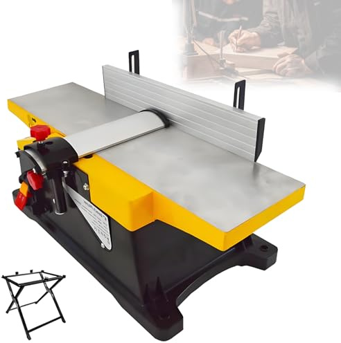 Heavy Duty Benchtop Planer Thicknesser with Adjustable Cutting Depth for Precision Woodworking