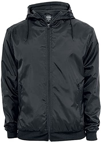 Urban Classics Windbreaker Uomo Giacca a vento nero 5XL 100% nylon