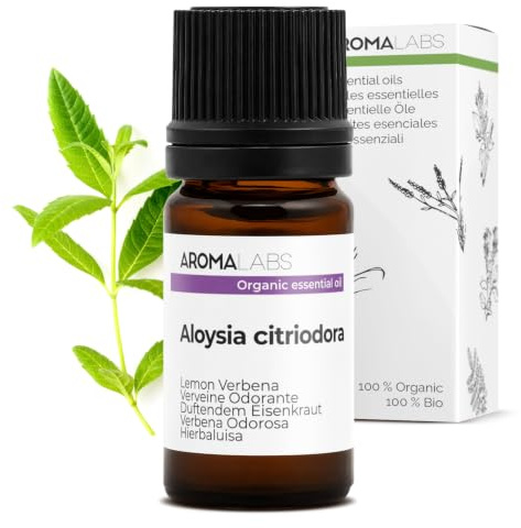 Verbena Odorante BIO (Aloysia citriodora) - 5 mL - Aceite Esencial Quimiotipado y Certificado AB - Aroma Labs