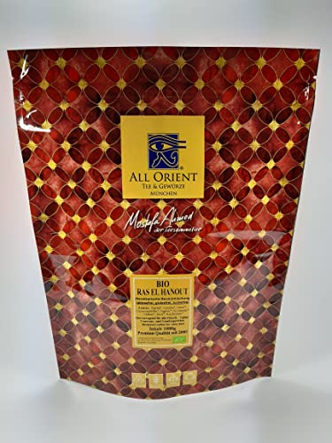 All Orient BIO Ras el Hanout Gewürzmischung 1000g | Vegan | ohne Zusatzstoffe | orientalische Gewürze | Pulver Mischung | für Fisch- und Fleischgerichte, Tajine, Couscous und Reis | zuckerfrei