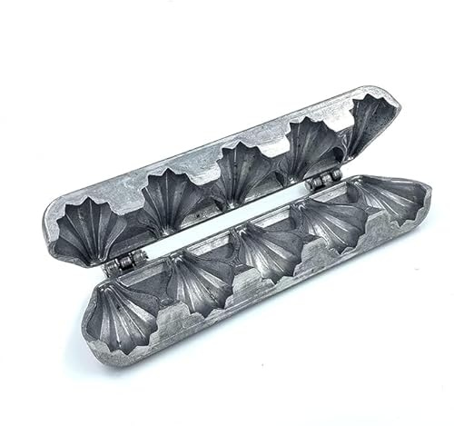 Garden Of Arts Aluminium Mini Modak Mould Patti with 5 Cavity Ideal for Ganpati Dussera Diwali and Other Festivals 16 * 5 CMS Pack of 1