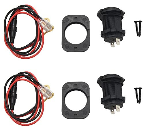 Dawafit 2X Distribuidor de Encendedor de Cigarrillos 12V Enchufe Adaptador Encendedor Automóvil