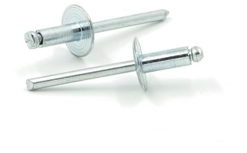 IERO - Rivetti a strappo IERO Acciaio/Acciaio Testa Larga 14mm 4.8x10.0mm -