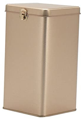 MAGICLULU Metal Tea Canister Tea Storage Box Tinplate Jar Elegant Design for Occasions